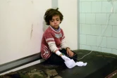 Un enfant soigné dans un hôpital d'Alep dans un district contrôlé par le gouvernement syrien, le 3 novembre 2016