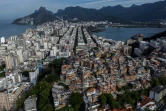 Vue arienne de la favela de Pavao-Pavaozinho, le 22 mai 2020 à Rio de Janeiro, au Brésil