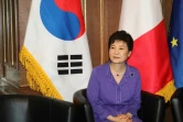 L'ex-présidente de Corée du Sud Park Geun-Hye, lors d'une visite à Paris, le 2 juin 2016 