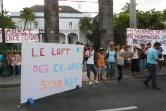 Mardi 19 janvier 2010 -
Les ex-salariés de l'Arast manifestent devant la Villa du Département