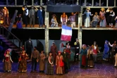Une scène de la comédie musicale tirée des "Misérables" jouée avec succès à Téhéran, le 3 décembre 2018