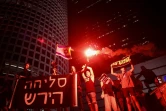 Des Israéliens manifestent pour demander la libération des otages israéliens détenus à Gaza, devant le ministère israélien de la Défense à Tel Aviv le 5 septembre 2024