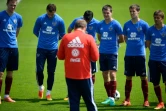 L'équipe de Russie, le 7 juin 2106 lors d'une séance d'entraînement pour l'Euro-2016 à Croissy-sur-Seine