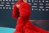 La chanteuse espagnole Chanel arrive à la cérémonie d'ouverture de l'Eurovision à Turin, le 8 mai 2022