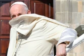 Le pape François arrive pour célébrer la messe à la cathédrale Sainte-Marie lors des Journées mondiales de la Jeunesse le 26 janvier 2019 à Panama