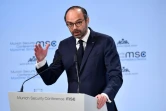 Le Premier ministre français Edouard Philippe à la Conférence de Munich sur la sécurité, le 17 février 2018
