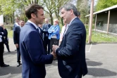 Le président de la région Grand Est Jean Rottner, ici avec Emmanuel Macron, à le 12 avril 2022, est pressenti pour entrer au gouvernement