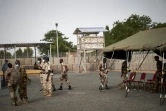 Des soldats de la force du G5 Sahel lors de l'inauguration de leur nouvelle base à Bamako le 3 juin 2020