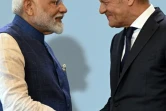 Le Premier ministre indien Narendra Modi (gauche) et son homologue polonais Donald Tusk le 22 août 2024 à Varsovie