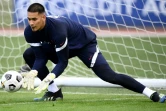 Le gardien Alphonse Areola de retour dans le groupe France pour les Eliminatoires du Mondial-2022, ici à Clairefontaine, le 22 mars 2021