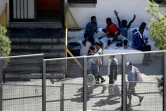 Des migrants à l'île italienne de Lampedusa le 4 août 2022