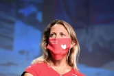 La skipper britannique Samantha Davies du voilier Initiative-Coeur à la présentation de la 9e édition du Vendée Globe à Paris, le 17 septembre 2020