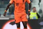 L'attaquant néerlandais Quincy Promes lors d'un match amical contre l'Italie, le 4 juin 2018 à Turin