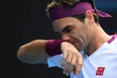 Roger Federer lors d'un match de quart de finale à l'Open d'Australie à Melbourne, le 28 janvier 2020