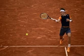 Le Norvégien Casper Ruud lors de sa demi-finale contre l'Allemand Alexander Zverev à Roland-Garros, le 9 juin 2023