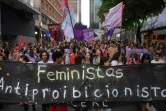 Manifestation à l'occasion de la Journée internationale des droits des femmes, le 8 mars 2020 à Sao Paulo, au Brésil