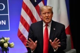 Le président américain Donald Trump à Watford, près de Londres le 4 décembre 2019