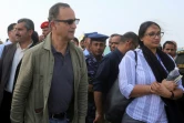 Le chef des observateurs de l'ONU, le général à la retraite Patrick Cammaert, en visite au port de Hodeida (Yémen), le 24 décembre 2018