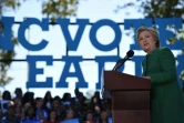 Hillary Clinton, le 23 octobre 2016 à Raleigh en Caroline du Nord