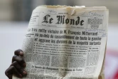 La Une du quotidien "Le Monde" au lendemain de l'élection de François Mitterrand le 10 mai 1981