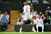 Carlos Alcaraz contre Jan-Lennard Struff à Wimbledon, le 27 juin 2022  