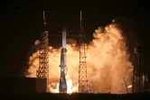 La fusée New Glenn de Blue Origin lors de son lancement, depuis le Kennedy Space Center à Cape Canaveral, en Floride, le 16 janvier 2025