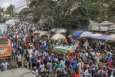Les funérailles d'Ibrahim Kamau, tué lors d'une manifestation antigouvernementale, le 28 juin 2024 à Nairobi, au Kenya