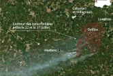 Gironde : incendie près de Landiras
