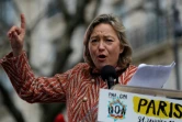 Ludovine de La Rochere, présidente de 'La Manif Pour Tous' lors d'une manifestation anti-PMA le 31 janvier 2021 à Paris