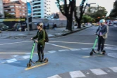Des trottinettes électriques dans les rues de Bogota