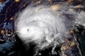 Image satellite de l'ouragan Sally au-dessus des côtés de l'Alabama, du Mississippi et de la Floride, le 16 septembre 2020 à 11H50 GMT