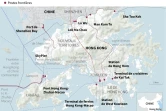 La frontière entre Hong Kong et la Chine