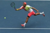 Lucas Pouille face à Gaël Monfils en quarts de finale de l'US Open, le 6 septembre 2016 à New York