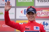 Le Belge Remco Evenepoel, leader de la Vuelta, après la 12e étape, le 1er septembre 2022 à Estepona  