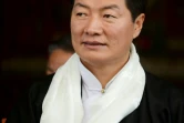 Le chef du gouvernement tibétain en exil, Lobsang Sangay, à McLeod Ganj près de Dharamsala dans le Nord de l'Inde le 10 mars 2020
