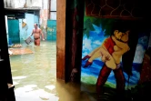 Une rue de La Havane inondée par l'ouragan Irma, le 10 septembre 2017