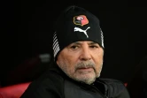 L'entraîneur argentin de Rennes Jorge Sampaoli lors de la large victoire face à Saint-Etienne (5-0), le 30 novembre 2024 à Rennes