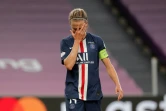 La capitaine espagnole du Paris-SG, Irene Paredes, très déçue après la défaite en demi-finale de la Ligue des champions face à Lyon, à Bilbao, le 26 août 2020