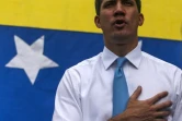 L'opposant vénézuélien Juan Guaido lors d'une manifestation à Caracas, le 10 mars 2020