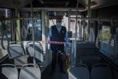 Le Serbe Marjan Andjelkovic, conducteur de bus à Belgrade, le 23 avril 2020