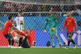 Les Espagnols ont concédé un match nul au Maroc, lors du dernier match de groupe à Kaliningrad, le 25 juin 2018