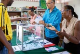 Bureau de vote, à Remire-Montjoly, Guyane, le 25 mai 2019
