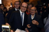 François Hollande et Simon Coencas le 10 décembre 2016 à Lascaux
