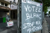 Un panneau électoral à Paris, le 23 mai 2019
