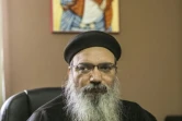 Boulos Halim, porte-parole de l'Eglise copte, dans son bureau, le 15 décembre 2016, au Caire