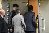 Des responsables saoudiens arrivent au consulat d'Arabie saoudite à Istanbul, le 15 octobre 2018