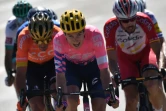 L'Américain Neilson Powless (c) lors de la 6e étape du Tour de France, entre Le Teil et le mont Aigoual, le 3 septembre 2020
