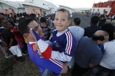 Mardi 1er juin 2010 - Aéroport de Pierrefonds - Saint-Pierre - L'équipe de France de football arrive à La Réunion