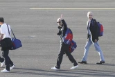 Mardi 1er juin 2010 - Aéroport de Pierrefonds - Saint-Pierre - L'équipe de France de football arrive à La Réunion