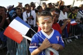 Mardi 1er juin 2010 - Aéroport de Pierrefonds - Saint-Pierre - L'équipe de France de football arrive à La Réunion